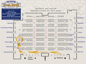 HM Ward RWA 2015 seating plan